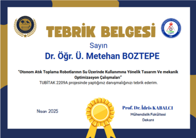 TÜBİTAK 2209A Projesi